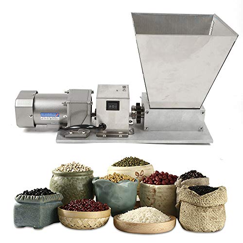 Molinillo de granos eléctrico 4L Molino triturador de cereales molienda ajustable para cereales cebada trigo Maíz 75RPM
