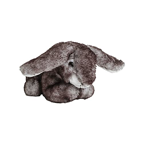 Mollis Molli Toys - Conejo de peluche, 18 cm, desarrollado en Suecia, color negro