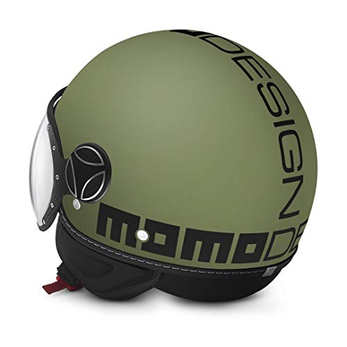 MOMO Design - Casco Classic, color verde militar, mate, talla L