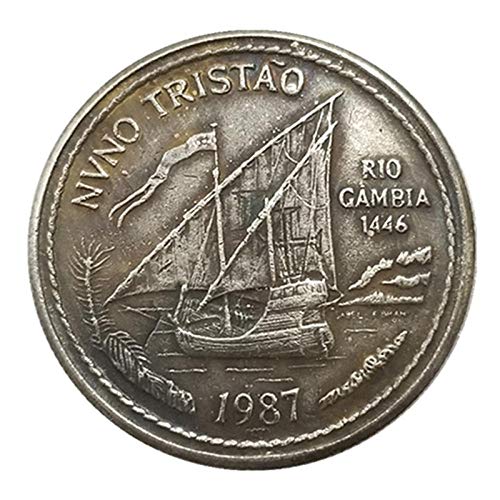 Moneda Exquisita artesanía Antigua Moneda Portuguesa 1987-100-moneda Conmemorativa extranjera dólar de Plata # 1846