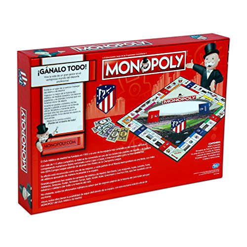 Monopoly del Club Atlético de Madrid - Juego de Mesa de las Propiedades Inmobiliarias - Versión en Español