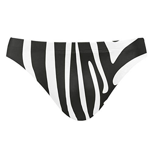 MONTOJ Zebra Prints Sport - Bañador para hombre, diseño de bikini 1 Medium