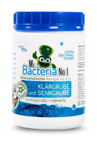 Mr. Bacteria No. 1. Limpiador Bio-enzimático para su Tanque SÉPTICO O SUMIDERO 500 g (1)