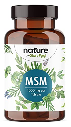MSM 365 Tabletas Veganas + Vitamina C natural - 2000mg polvo de azufre con Vitamina C de Acerola para una mejor absurbation - Antiinflamatorio muscular + Articulaciones - Producción sin aditivos
