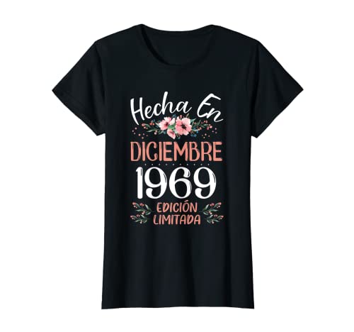 Mujer Hecha En Diciembre 1969 Mujer Regalo 53 años Cumpleaños Camiseta