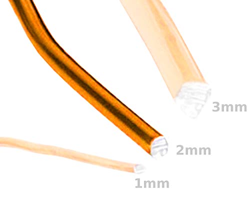 mumbi 31441 - Alambre para manualidades (10 m, 2 mm) color cobre