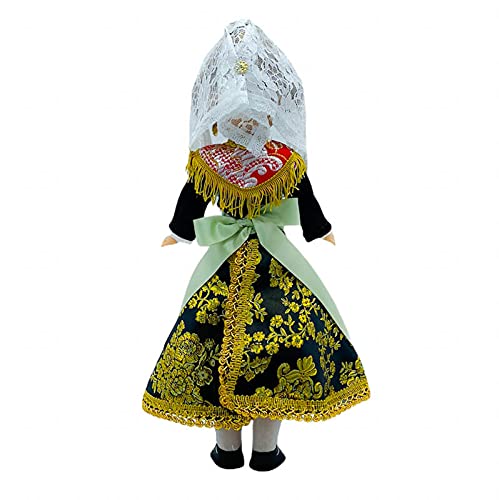 Muñeca Sintra 40 cm. Folk Artesanía. Similar Nancy. Vestido colección Regional típico Salmantina Charra (Salamanca). Fabricado de Manera Artesanal en España