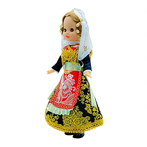 Muñeca Sintra 40 cm. Folk Artesanía. Similar Nancy. Vestido colección Regional típico Salmantina Charra (Salamanca). Fabricado de Manera Artesanal en España