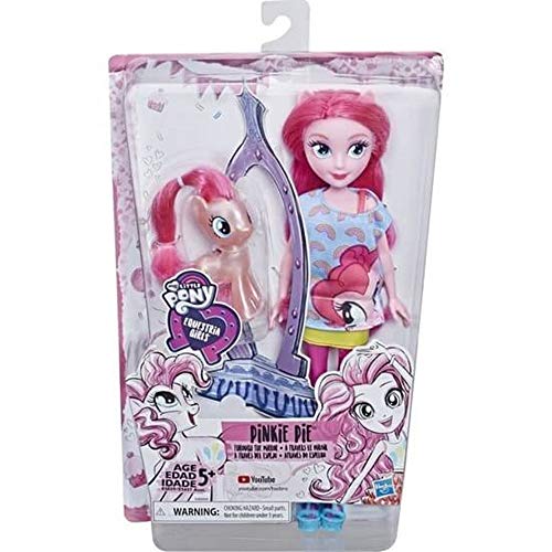 My Little Pony Equestria Girls Through The Mirror Pinkie Pie - Muñeca de Moda de 28 cm con Figura de Poni Rosa, Traje y Zapatos extraíbles, a Partir de 5 años