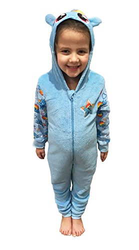 My Little Pony Hooded Fleece Chicas One Piece Sleepsuit Pijamas (92cm)
