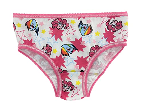 My Little Pony - Paquete de 3 Braguitas de algodón, Bragas, Ropa Interior, 5-6 años