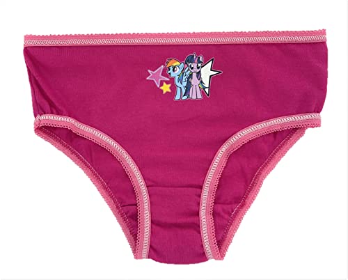 My Little Pony - Paquete de 3 Braguitas de algodón, Bragas, Ropa Interior, 5-6 años