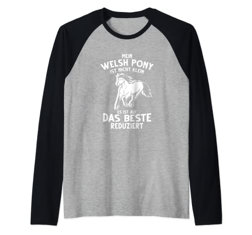 My Welsh Pony - Caballo para equitación Camiseta Manga Raglan