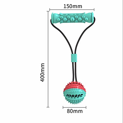 NC Pelota para Perros, Bola de Limpieza de Dientes Juguetes para Perros Mascotas de Goma Elástica, Bolas Juguetes Interactivos para Morder Perro Pelota de Juguete al Aire Libre para Perros