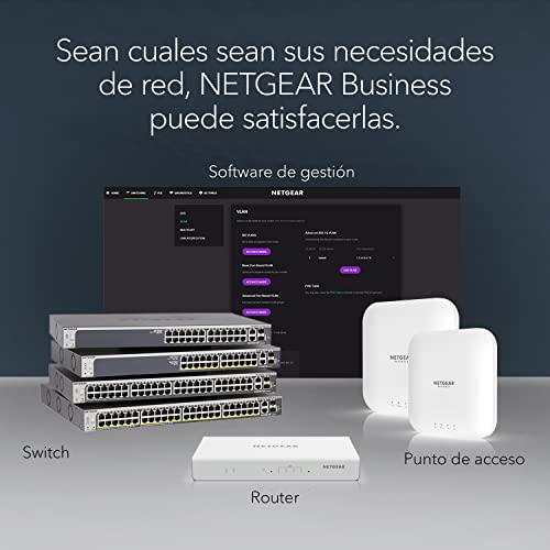 Netgear GS108GE ProSAFE - Switch de red (8 puertos autosensing 10/100/1000 Base-T, carcasa metálica)