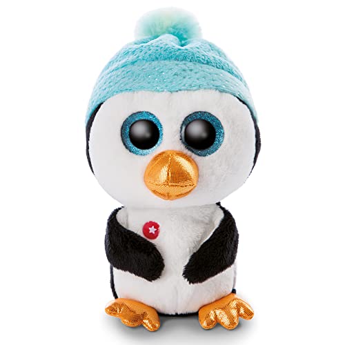 NICI Original – Glubschis Nanami 15 cm – Pingüino Relleno Esponjoso con Ojos Grandes y Brillantes – Juguetes Amantes de los Peluches, Blanco y Negro, Color (46956)