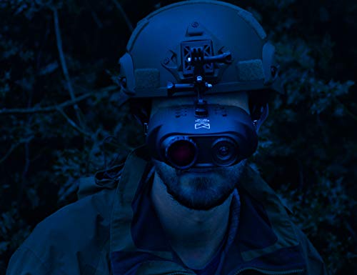 Nightfox Cape - Gafas de visión Nocturna por infrarrojo con función de vídeo - Zoom óptico de 1 Aumento - Longitud de Onda no Visible de 940 NM - Aptas para Airsoft - 50 m de Alcance