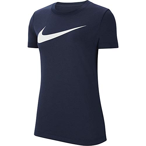 NIKE Camiseta para Mujer Team Club 20 tee, Mujer, Camiseta, CW6967-451, Azul, Blanco, Large