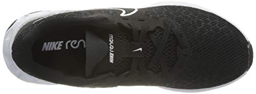 Nike Wmns Renew Ride 2, Zapatillas para Correr Mujer, Black White Dk Smoke Grey, 37.5 EU