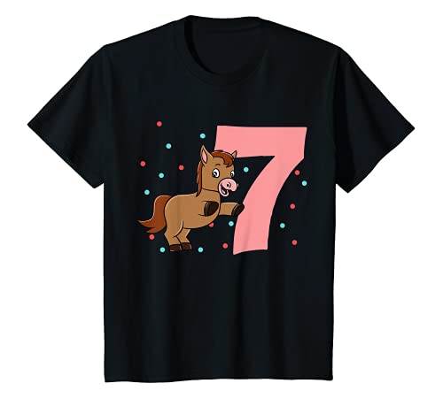 Niños Ropa de cumpleaños temática de caballo lindo para niños Camiseta