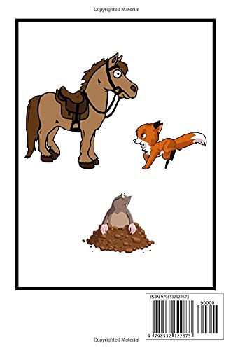 Notebook - The art painting curious Boy, greedy Mole, wart Fox, wise Horse 168: The Boy Journal, the Horse Journal_Notebook Planner - 6x9 inch Daily ... Do List Notebook, Daily Organizer, 114 Pages