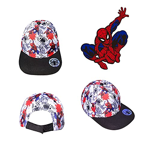 Nueva Gorra para niños Spiderman, Modelo Estilo Hip Hop - 100% Algodón, Producto Oficial