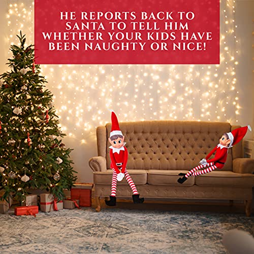 Nueva Navidad - Elfos Behavin Badly Red 12 Pulgada Muñeca Suave de Pierna Larga Travieso Duende Chica