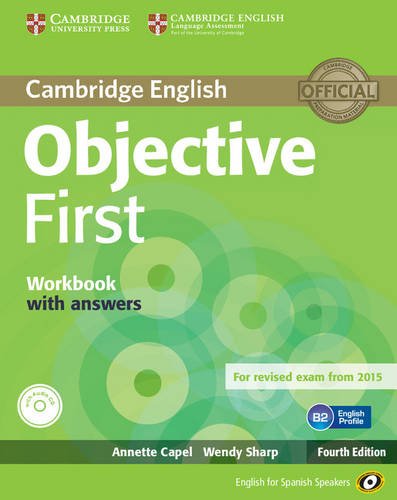 Objective First for Spanish Speakers Workbook with answers with Audio CD 4th Edition
