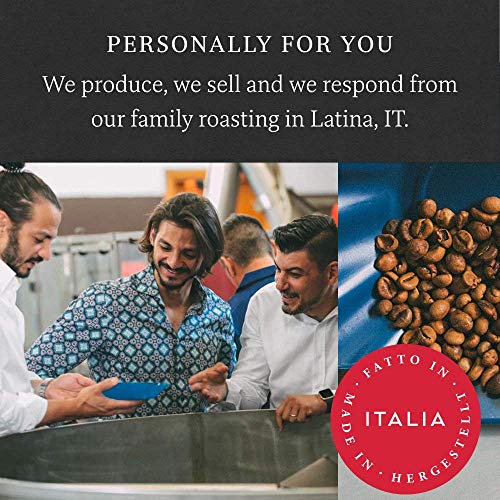O'ccaffè – Espresso Classico | 1 kg de granos enteros | café crema bajo en acidez y aromático | tostado extra lento de tambor de un negocio familiar italiano