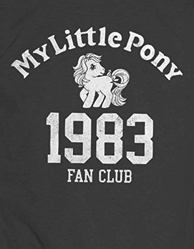 Officially Licensed Merchandise My Little Pony 1983 Fan Club T-Shirt (D.Grey), XX-Large