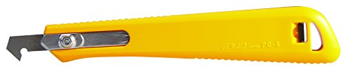 Olfa 380402 Cúter especial para plástico con cuchilla de 8 mm, Negro