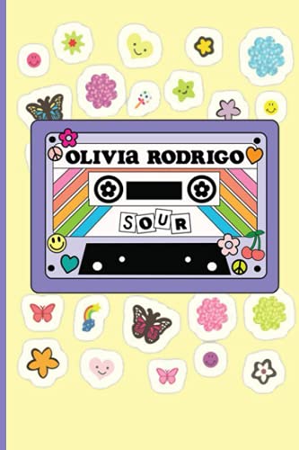 Olivia Rodrigo: Notebook 120 pages | "6 x 9" | Collage Lined Pages | Journal | Diary | For Students, Teens, and Kids | For School, College, University, and Home, Gift