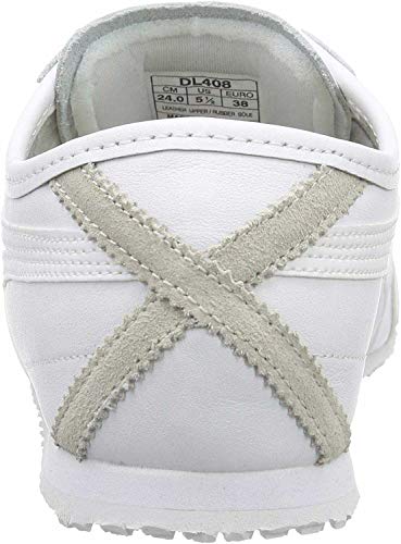 Onistuka Tiger Mexico 66, Zapatillas Unisex Adulto, Blanco (White/White 0101), 42.5 EU