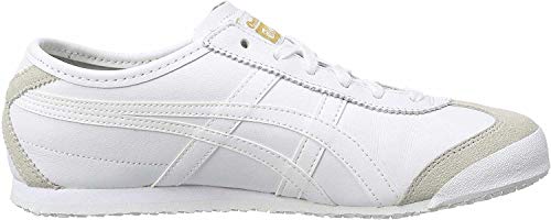 Onistuka Tiger Mexico 66, Zapatillas Unisex Adulto, Blanco (White/White 0101), 42.5 EU