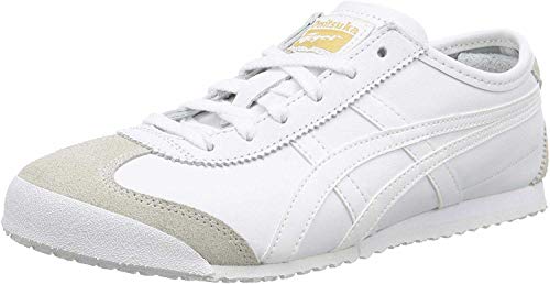 Onistuka Tiger Mexico 66, Zapatillas Unisex Adulto, Blanco (White/White 0101), 42.5 EU