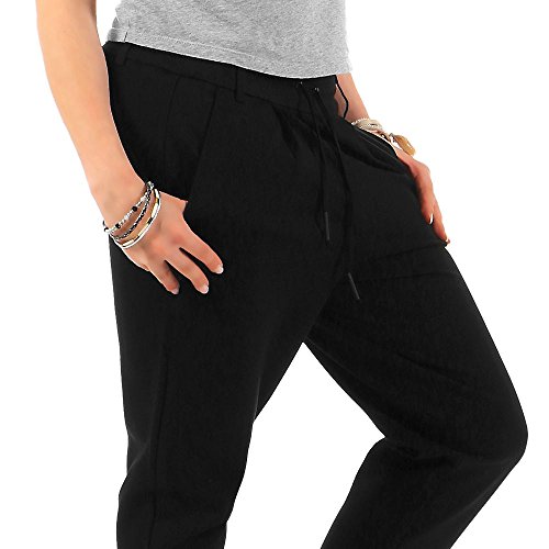 Only 15115847 - Pantalones Mujer, Negro (Black), W42/L32