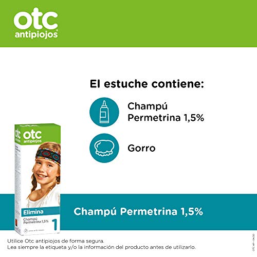 Otc - Ferrer Otc Antipiojos Champu Permetrina, 15% 125 ml, Pack de 1