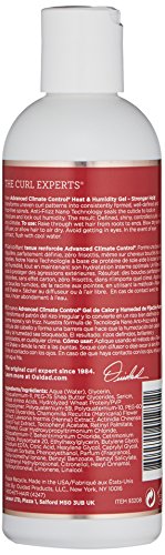Ouidad Advanced Climate Control Heat & Humidity Gel Stronger Hold 250ML, Negro, 250 ml (Paquete de 1)