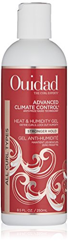 Ouidad Advanced Climate Control Heat & Humidity Gel Stronger Hold 250ML, Negro, 250 ml (Paquete de 1)