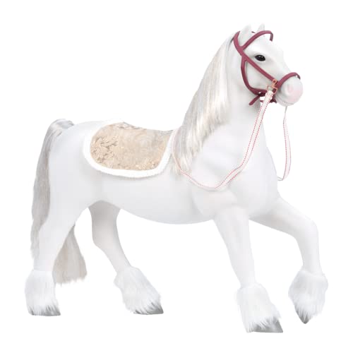 Our Generation Holiday Clydesdale-Caballo de Juguete (51 cm, para muñecas de 46 cm) (Branford Ltd. BD38025Z)