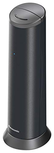 Panasonic KX-TGK210, Teléfono Fijo Inalámbrico de Diseño (LCD, Identificador de Llamadas, Agenda de 50 números, Bloqueo de Llamada, Modo ECO), DECT, Negro