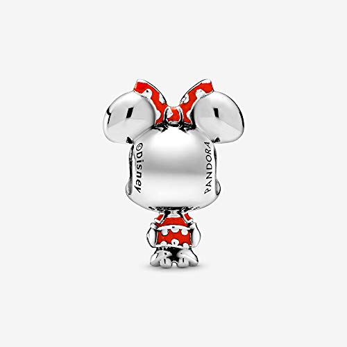 Pandora Disney - Abalorio con diseño de Minnie Mouse y vestido de lunares y lazo