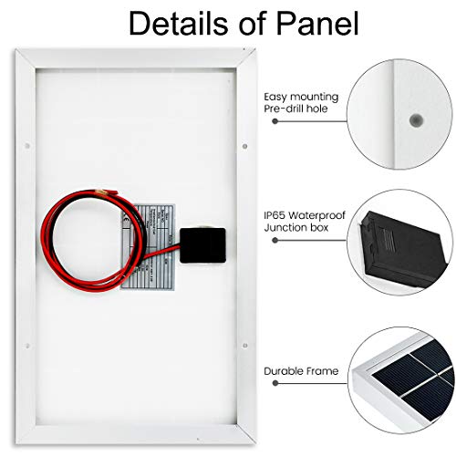 Panel solar ecológico (10 W, 12 V, 10 W, cargador de batería)