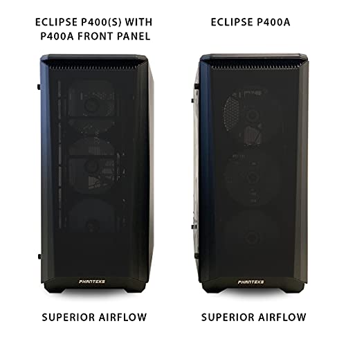 Panneau Frontal Mesh en métal pour Phanteks Eclipse P400 Air (Noir)