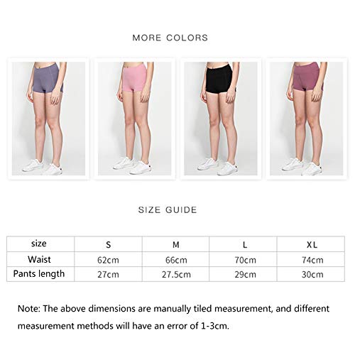 Pantalones Cortos Deportivos 2 En 1 para Mujer, Mediados De Cintura Cortocircuitos Deportivos Gym Workout Cintura Yoga Casual Corriendo Pantalones Cortos D,S