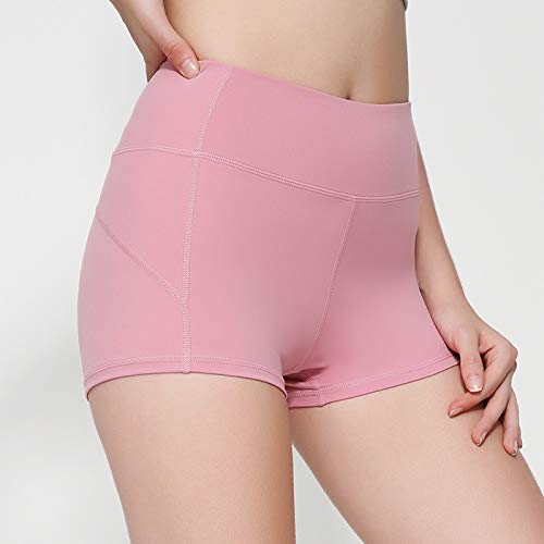 Pantalones Cortos Deportivos 2 En 1 para Mujer, Mediados De Cintura Cortocircuitos Deportivos Gym Workout Cintura Yoga Casual Corriendo Pantalones Cortos D,S