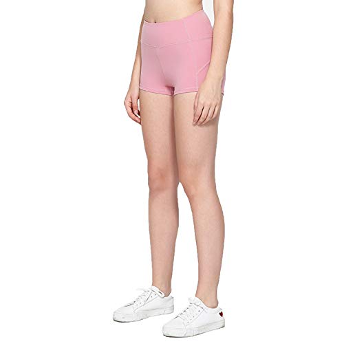 Pantalones Cortos Deportivos 2 En 1 para Mujer, Mediados De Cintura Cortocircuitos Deportivos Gym Workout Cintura Yoga Casual Corriendo Pantalones Cortos D,S