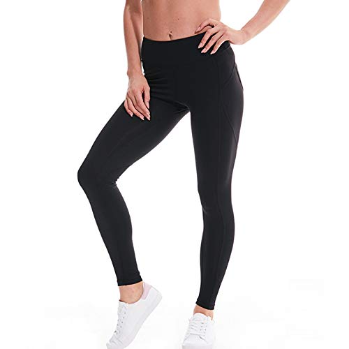 Pantalones De Fitness De Yoga para Mujer Leggings， Cintura Alta Pantalón Deportivo De Mujer Leggings Mallas para Running Training Fitness Alta Elasticidad Y Secado Rápido A,M