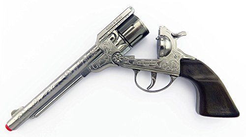 Partner Jouet-ser cowboy pistola, color plata, sin talla (GONHER A0200096)