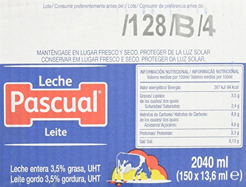 Pascual Leche Monodosis, 2040 ml